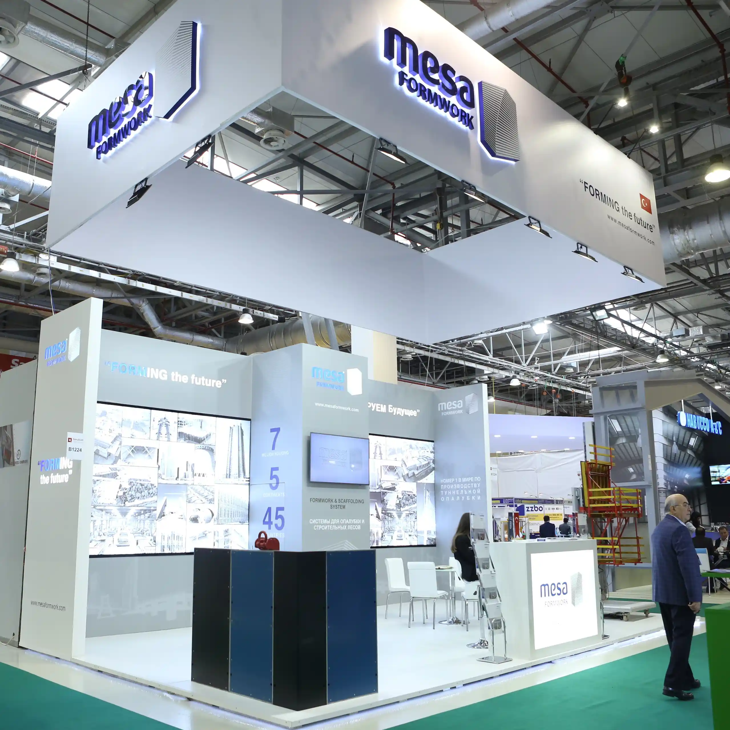 MESA Yapı Baku Fuar Stand yapımı