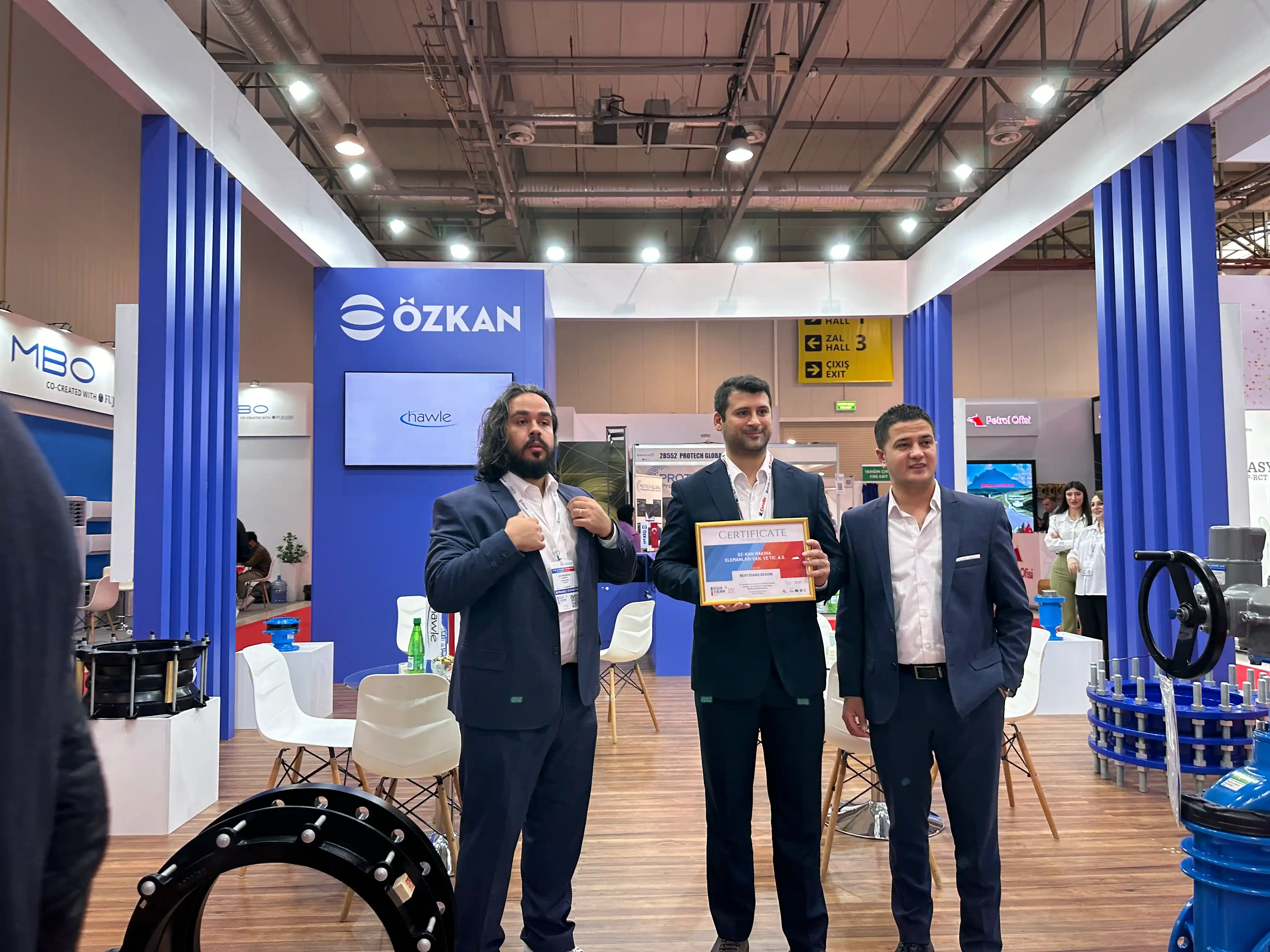 Özkan Vana Aquatherm Baku 2025 Fuar Stand Tasarımı