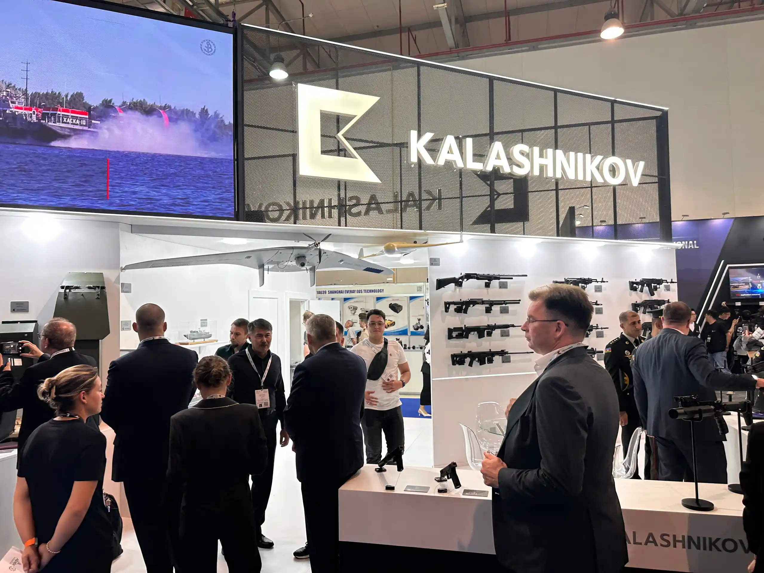 Kalashnikov Bakü Adex 2024 Stand Building