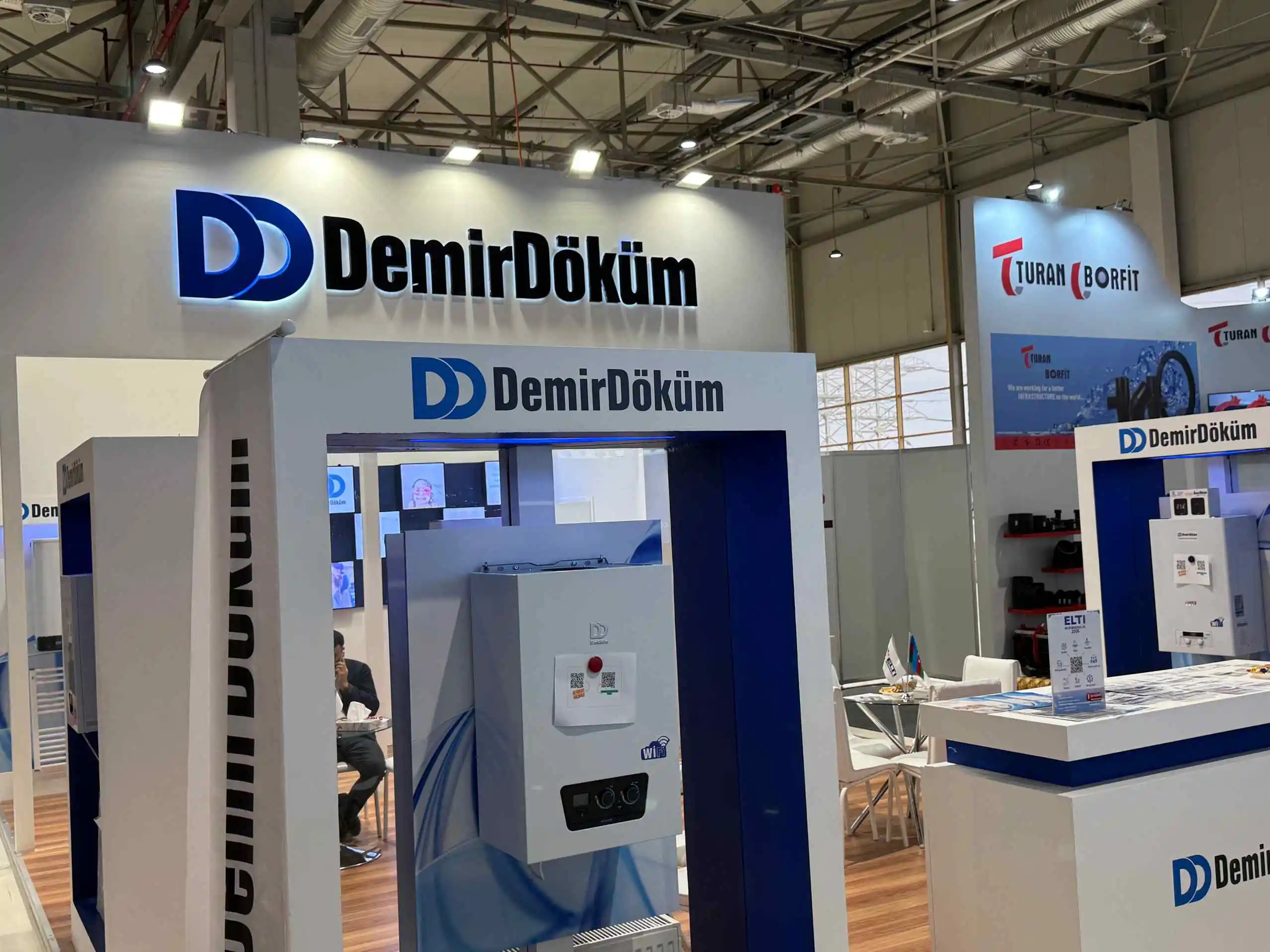 Türk Demir Döküm Fabrikaları Bakü Expo Center Aquatherm fuar standı
