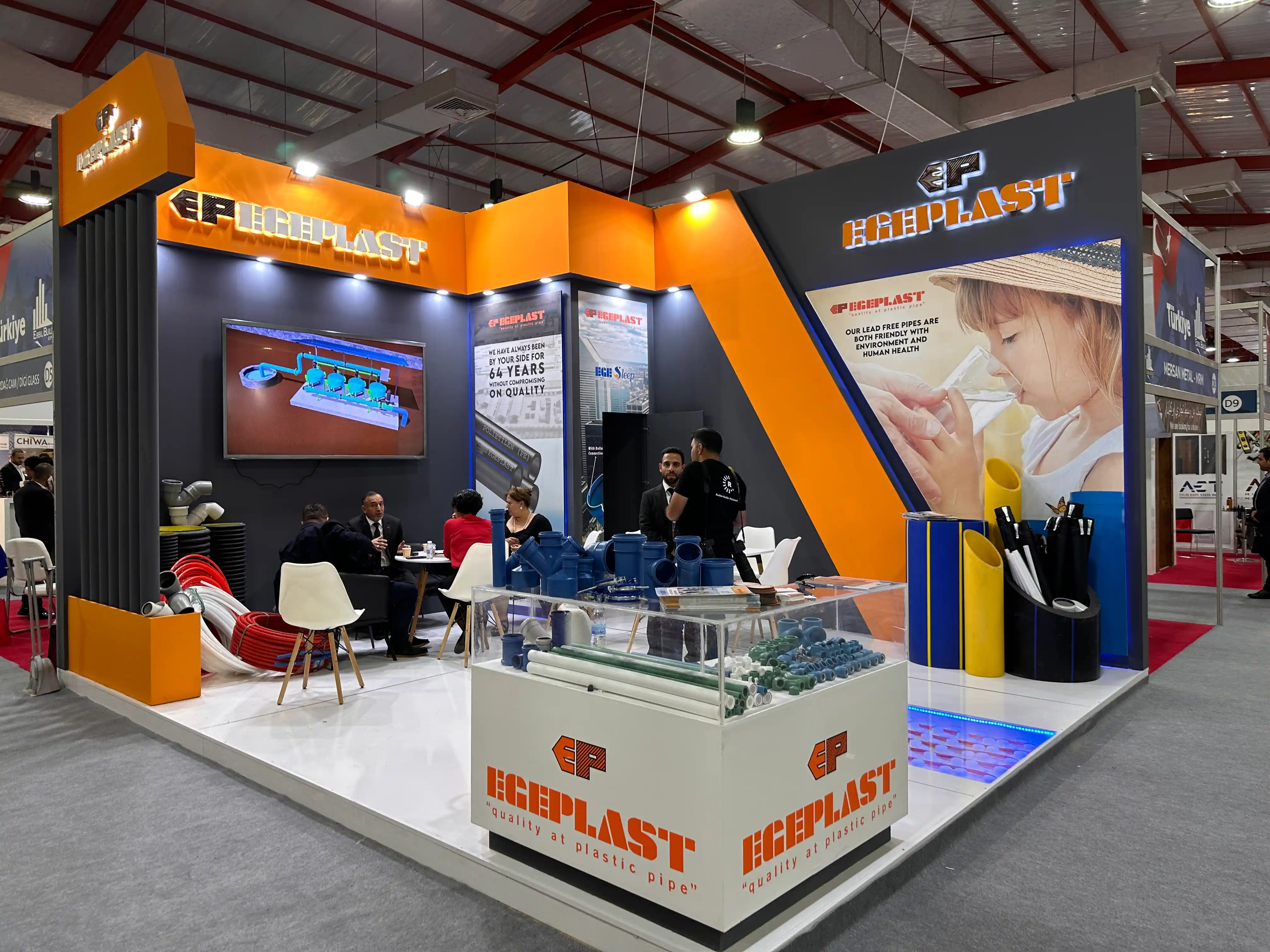 EGEPLAST Erbil Exhibition Centre fuar standı