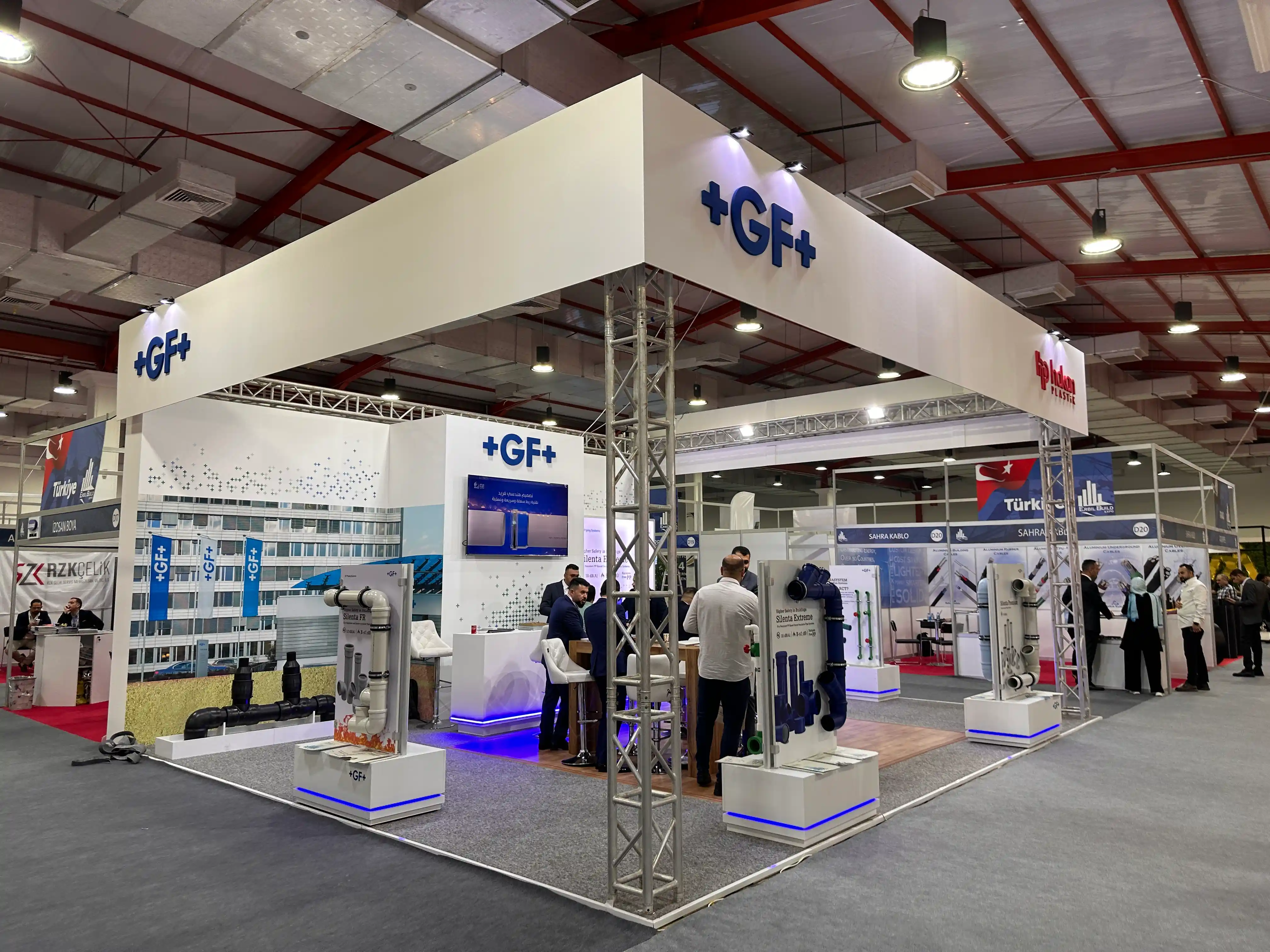 GF HAKAN PLASTİK A.Ş. Erbil Exhibition Centre fuar standı