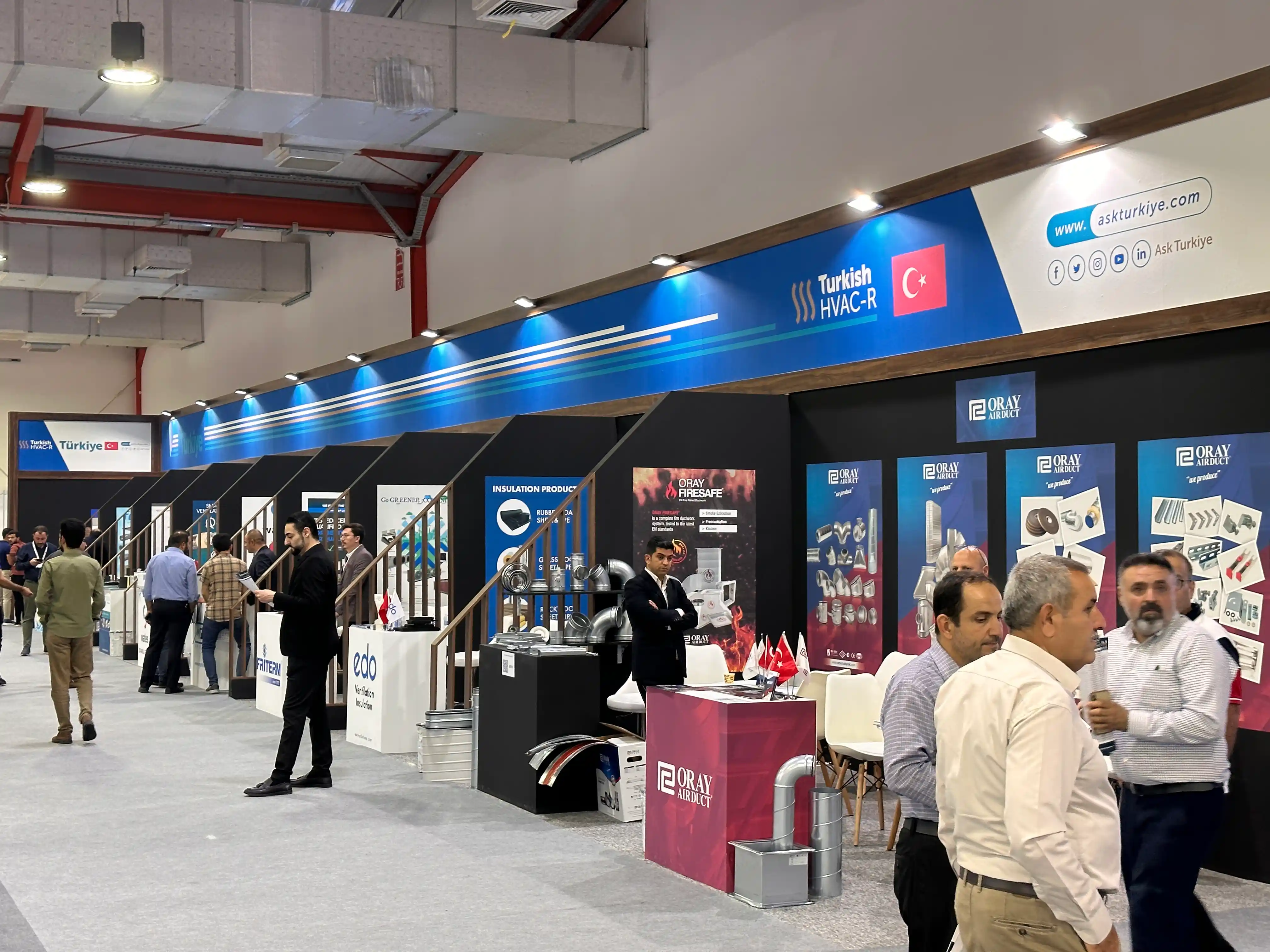 AİRONN HAVALANDIRMA Erbil Exhibition Centre fuar standı