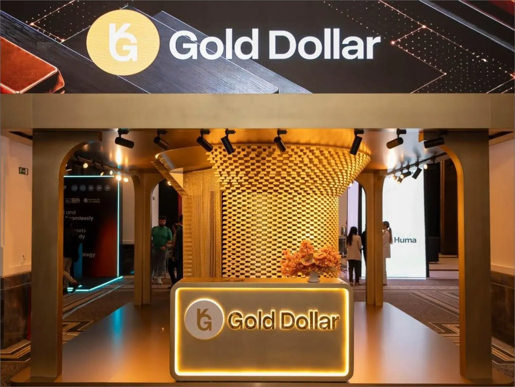 usd kg dollars istanbulblockchainweek stand
