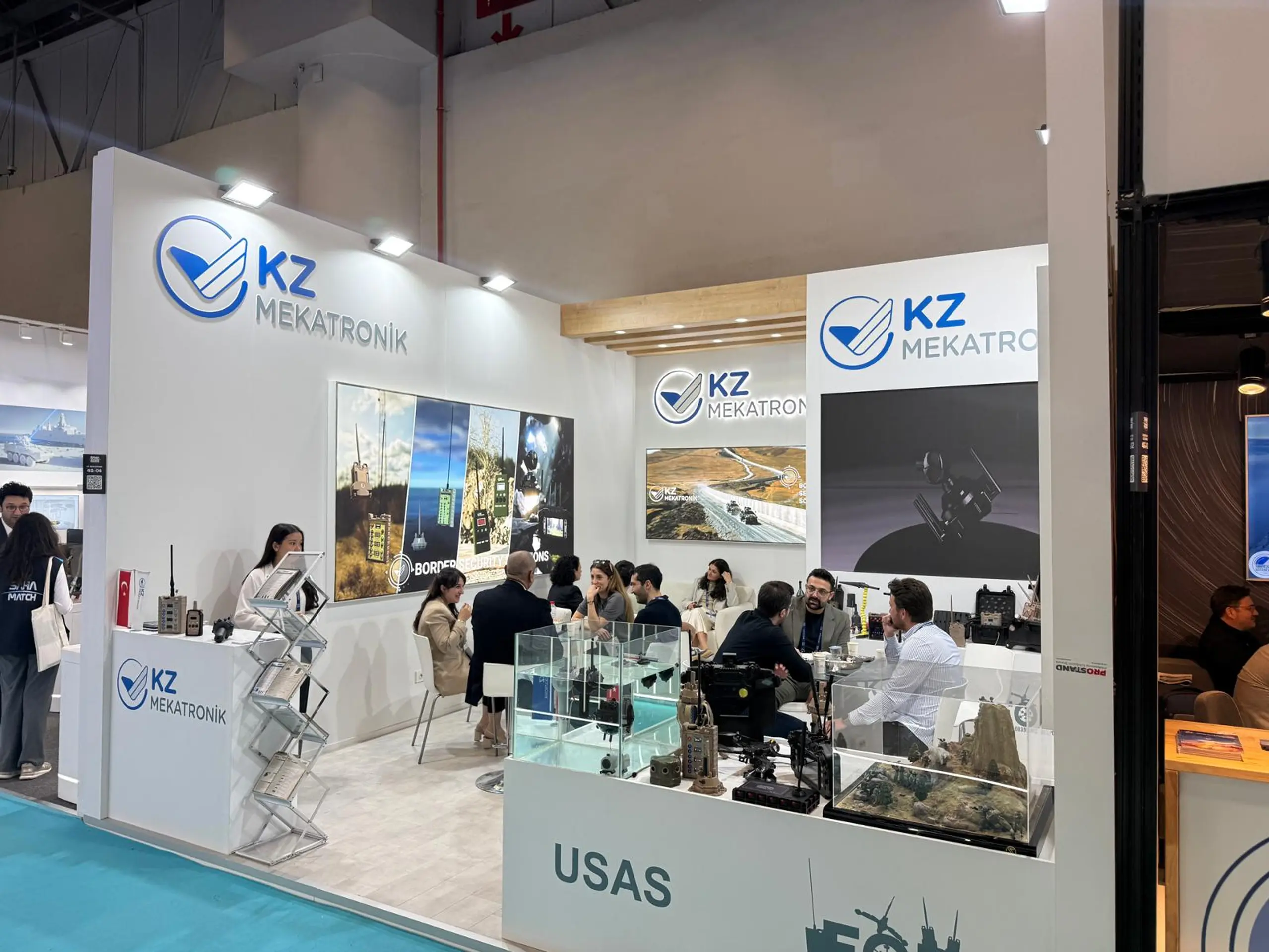 KZ Mekatronik SAHA EXPO İstanbul Fuar Merkezi fuar standı