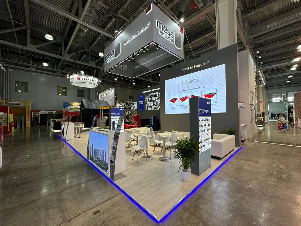 ME-SA Yapı MosBuild Moscow fuar standı tasarımı ve kurulumu