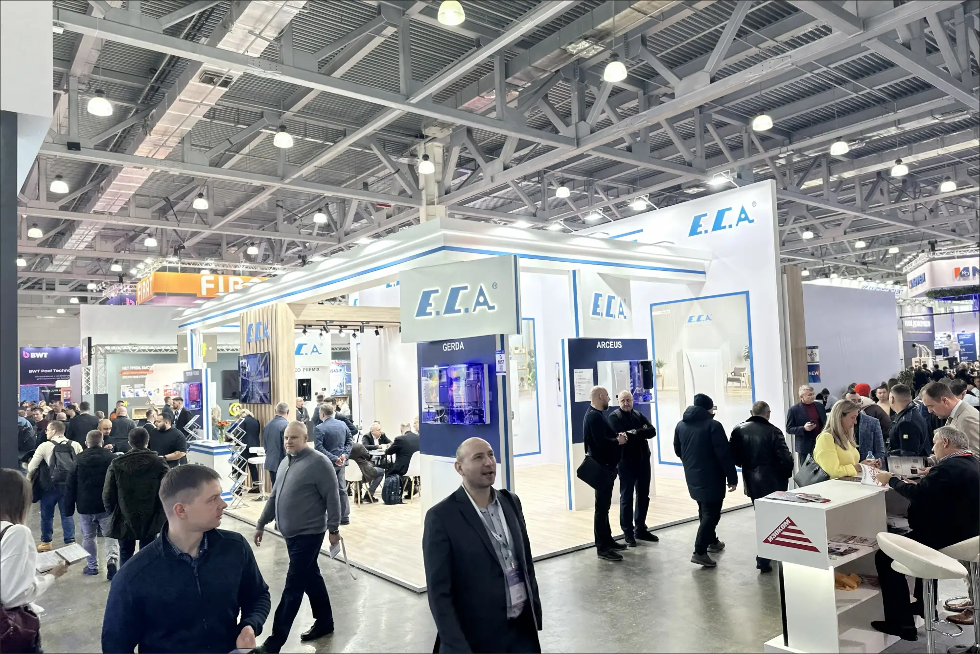 E.C.A Moskova, Crocus Expo Center fuar standı