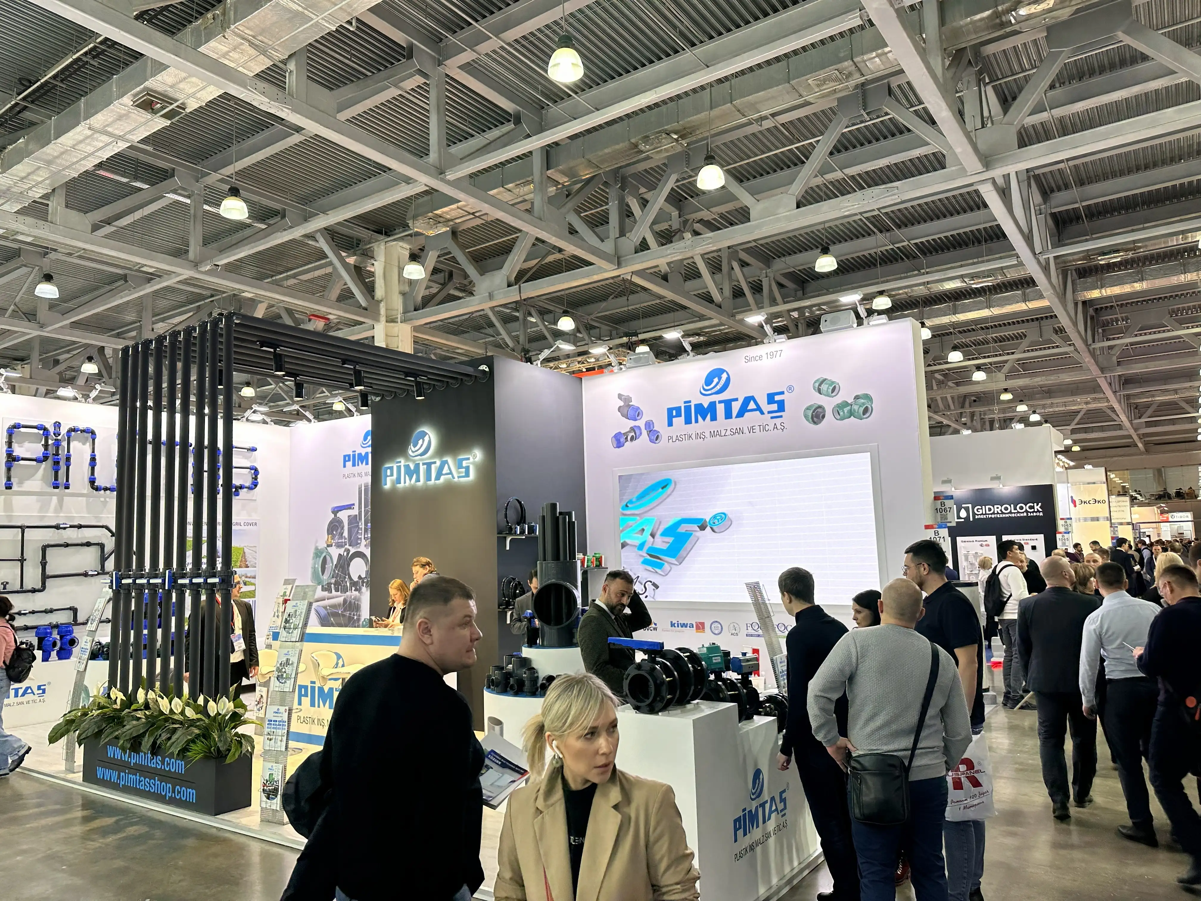 PİMTAŞ A.Ş. Moskova, Crocus Expo Center fuar standı