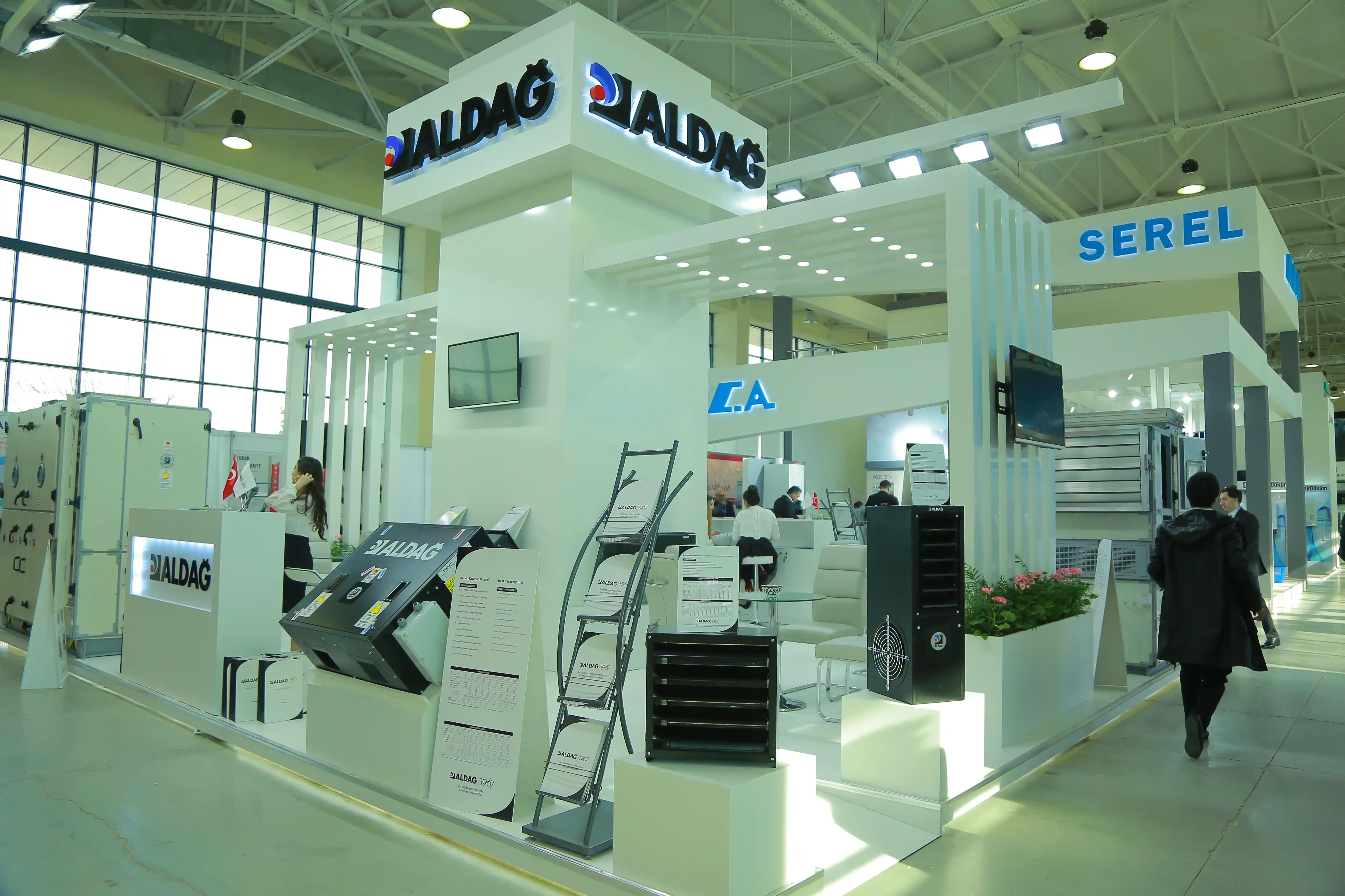 Aldağ Soğutma A.Ş. Taşkent UzExpo Center aquatherm fuar standı