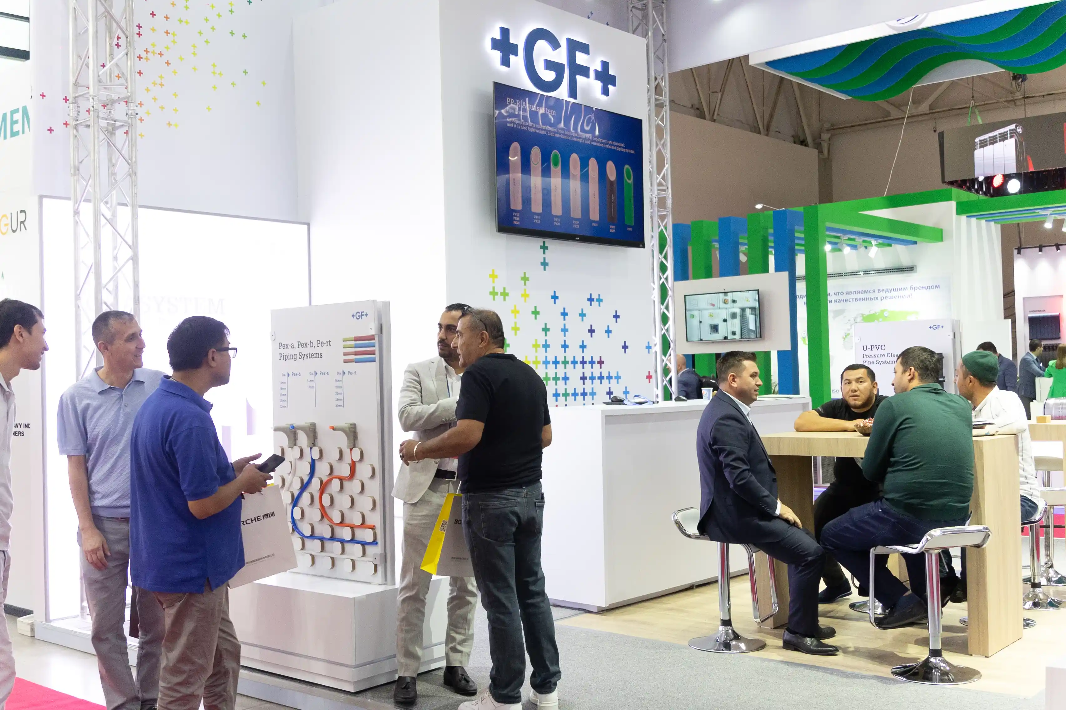 GF Hakan Plastik A.Ş. Taşkent UzExpo Center Oil & Gas fuar standı