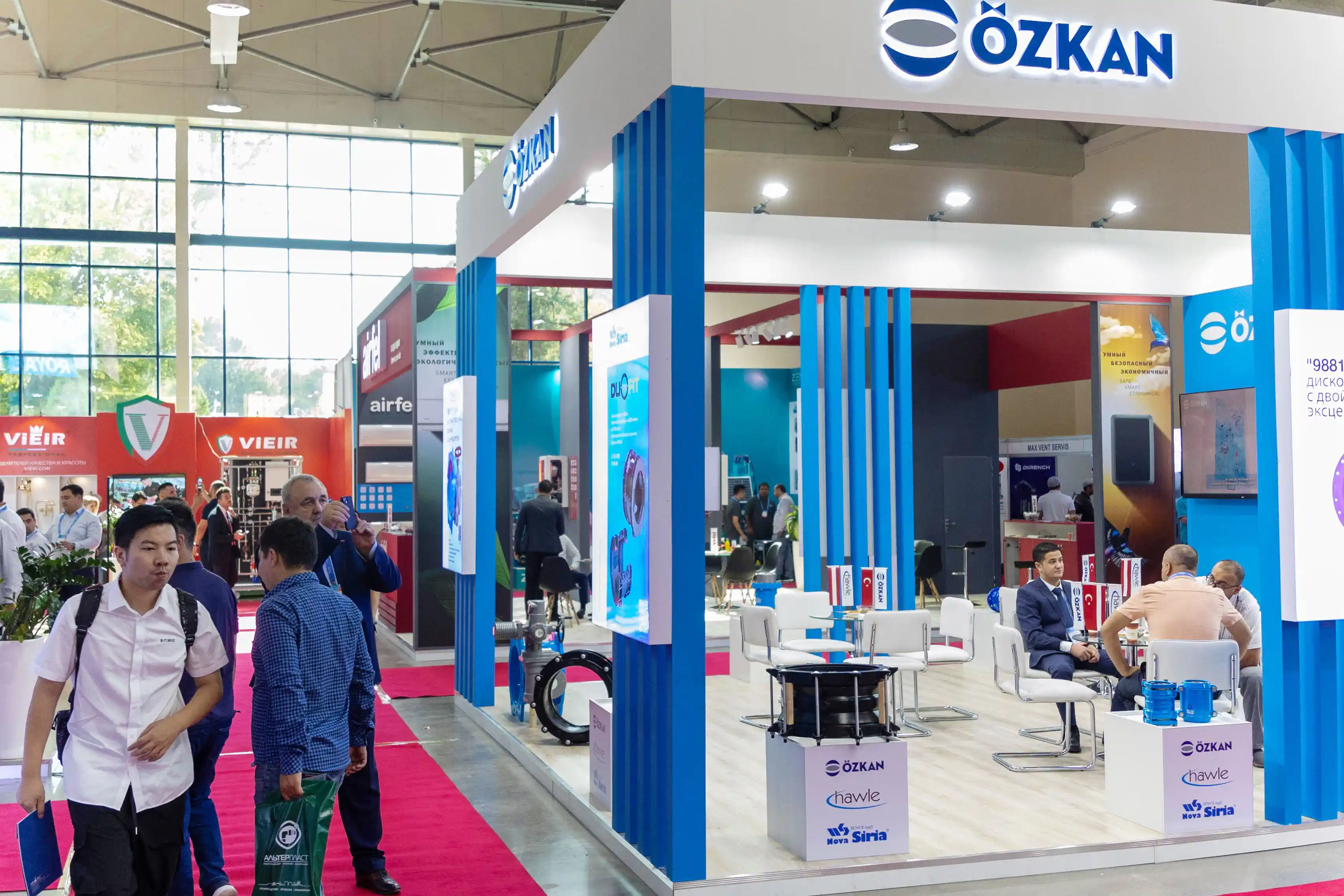 Özkan Vana Taşkent UzExpo Center Oil & Gas fuar standı