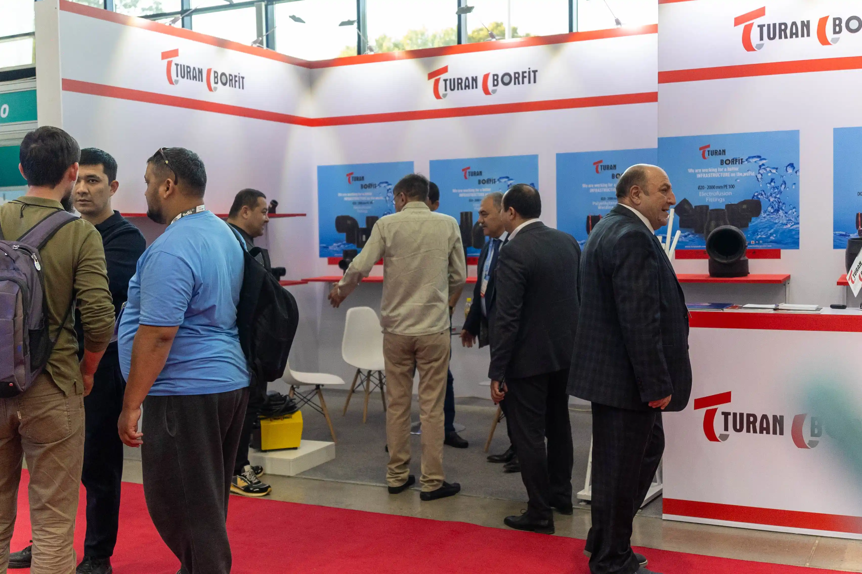 Turan Makina Taşkent UzExpo Center aquatherm fuar standı