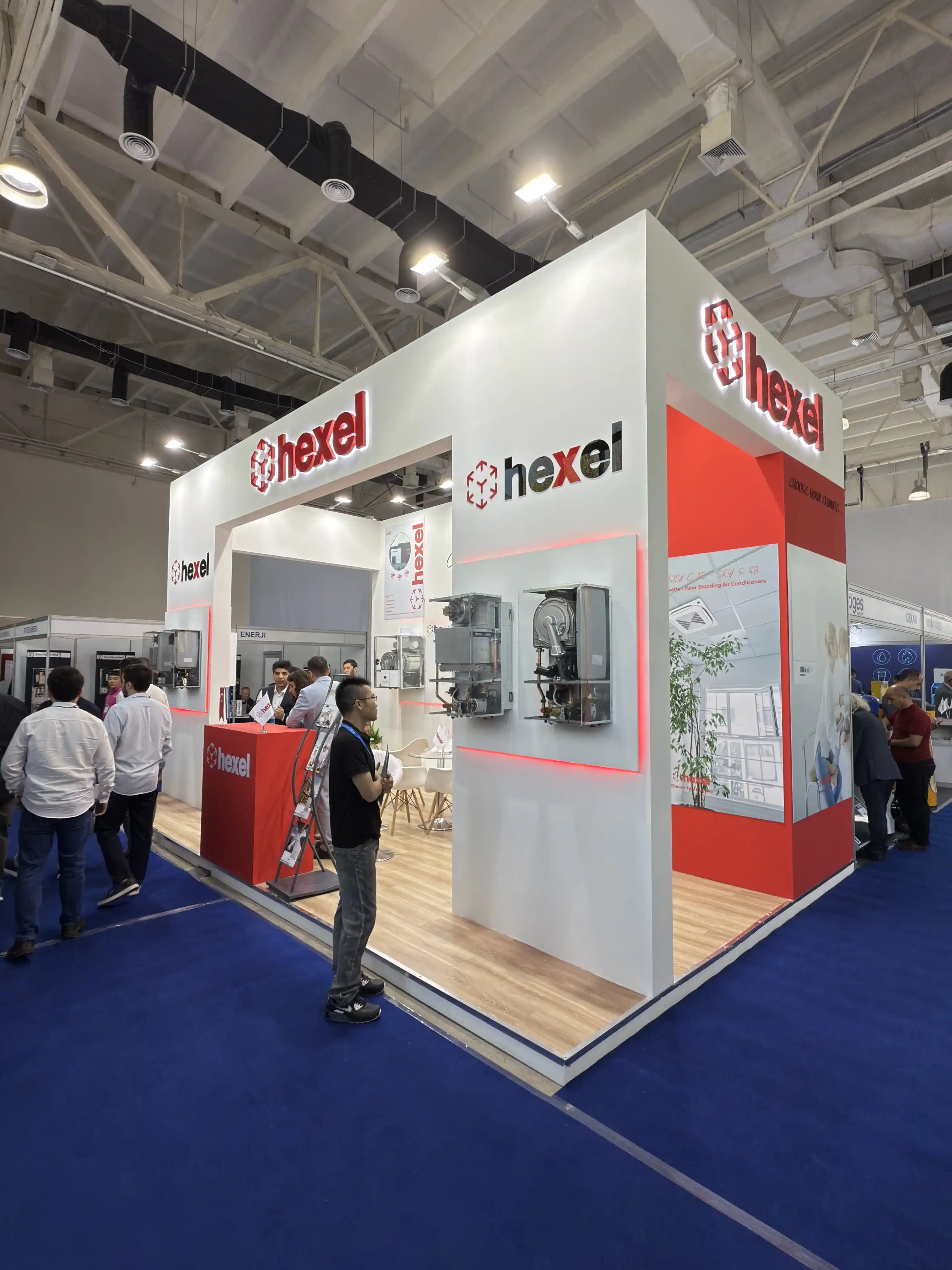 Hexel Kombi Taşkent UzExpo Center ADEX fuar standı