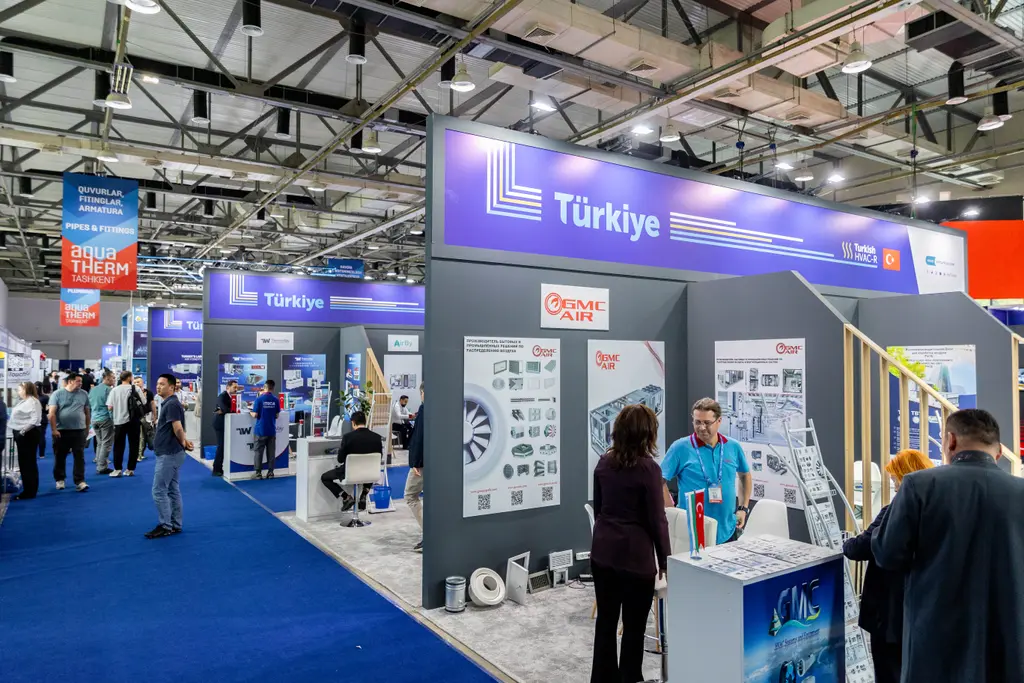 İSİB İklimlendirme Sanayi İhracatçıları Birliği Taşkent UzExpo Center ADEX milli katılım standı