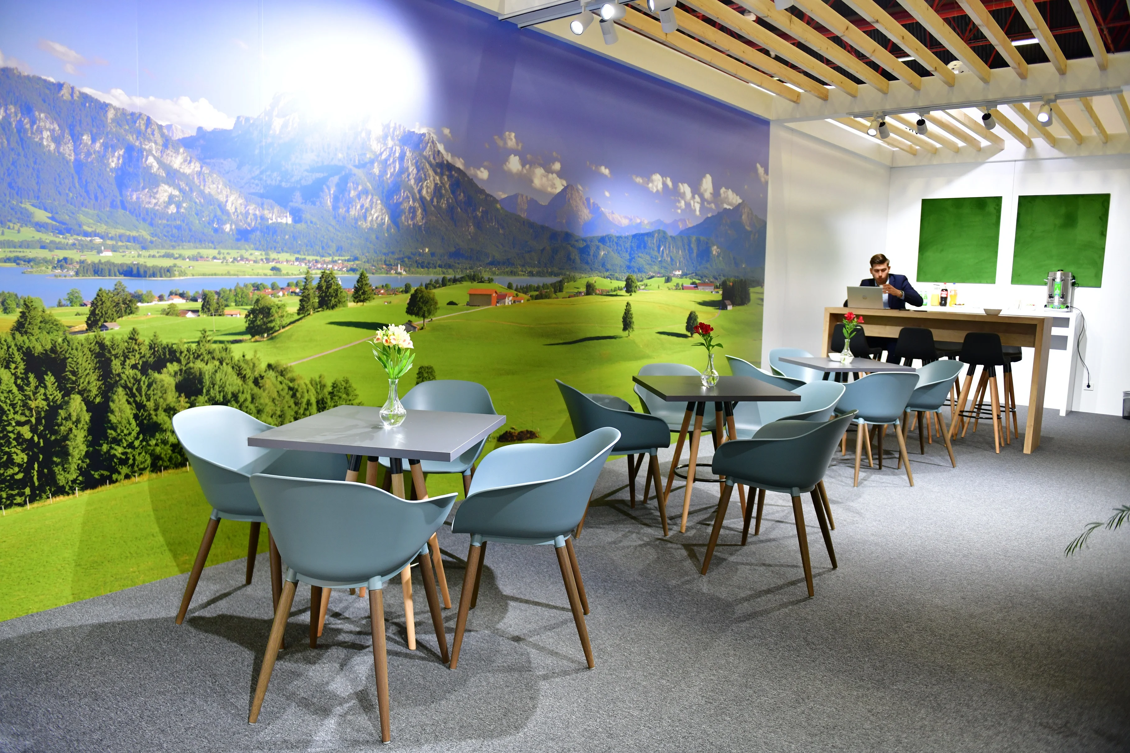 Made in Germany Growtech Antalya 2024 ahşap fuar standı