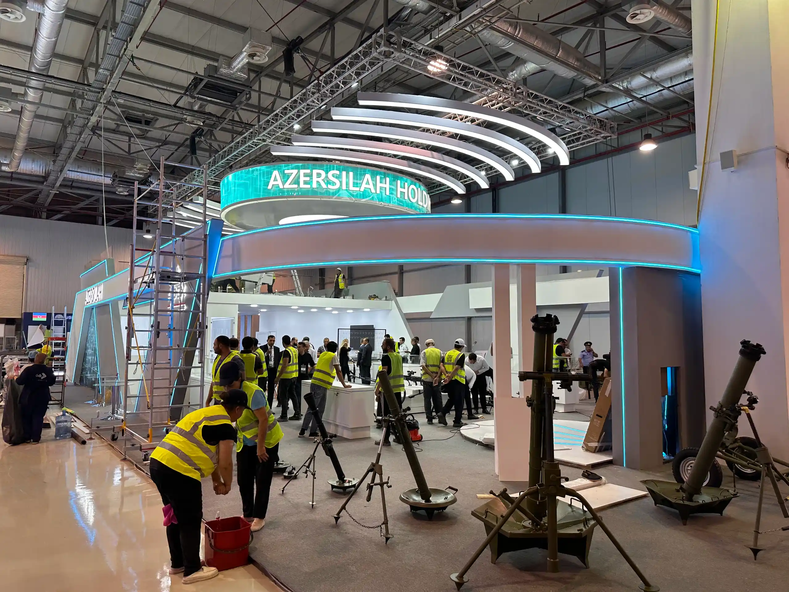 AZERSİLAH HOLDİNG Adex Bakü fuar standı görünümü
